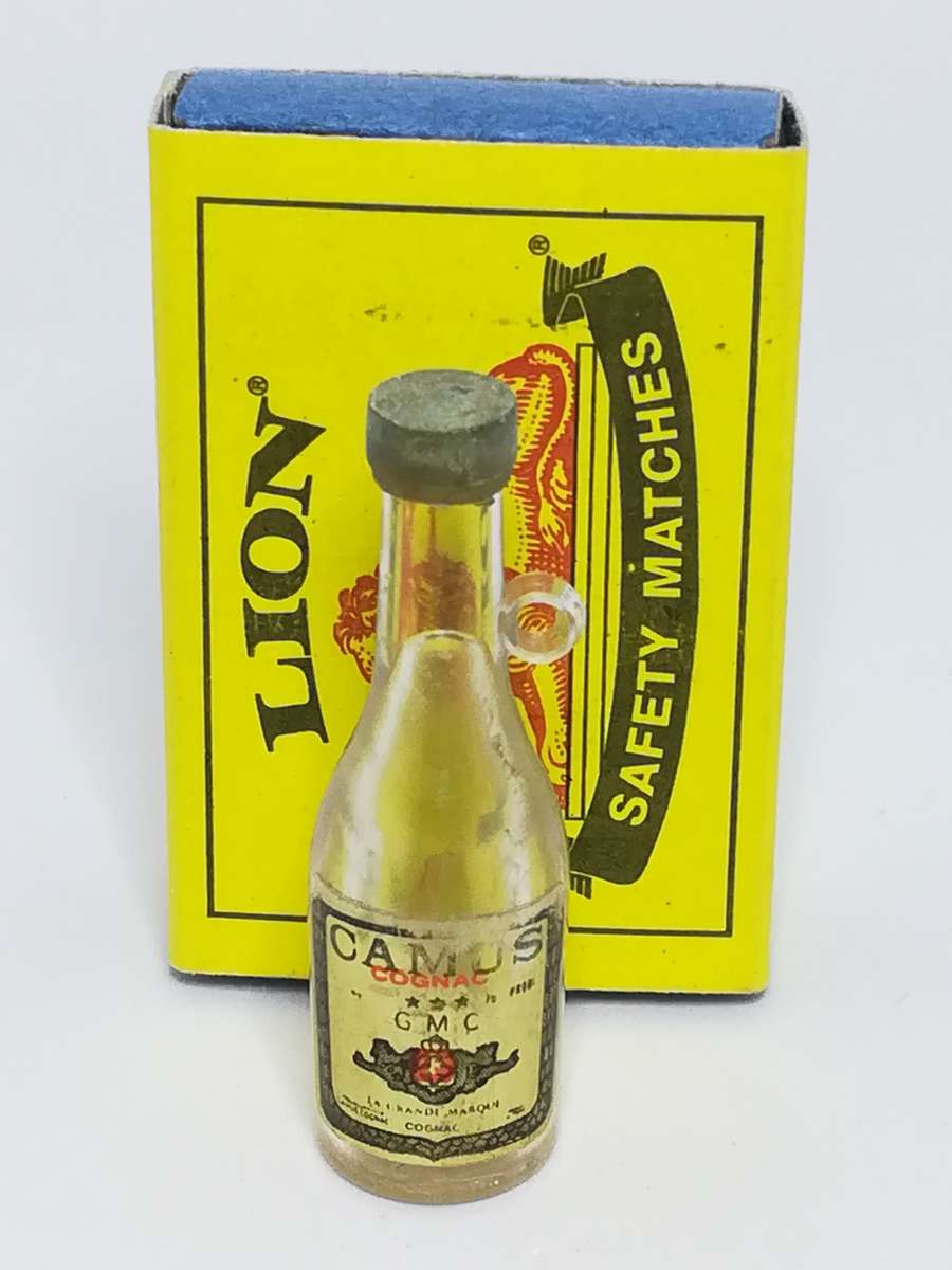 Miniature Bottle Camus Cognac (GMC) (for Printer's Tray/Dollhouse)