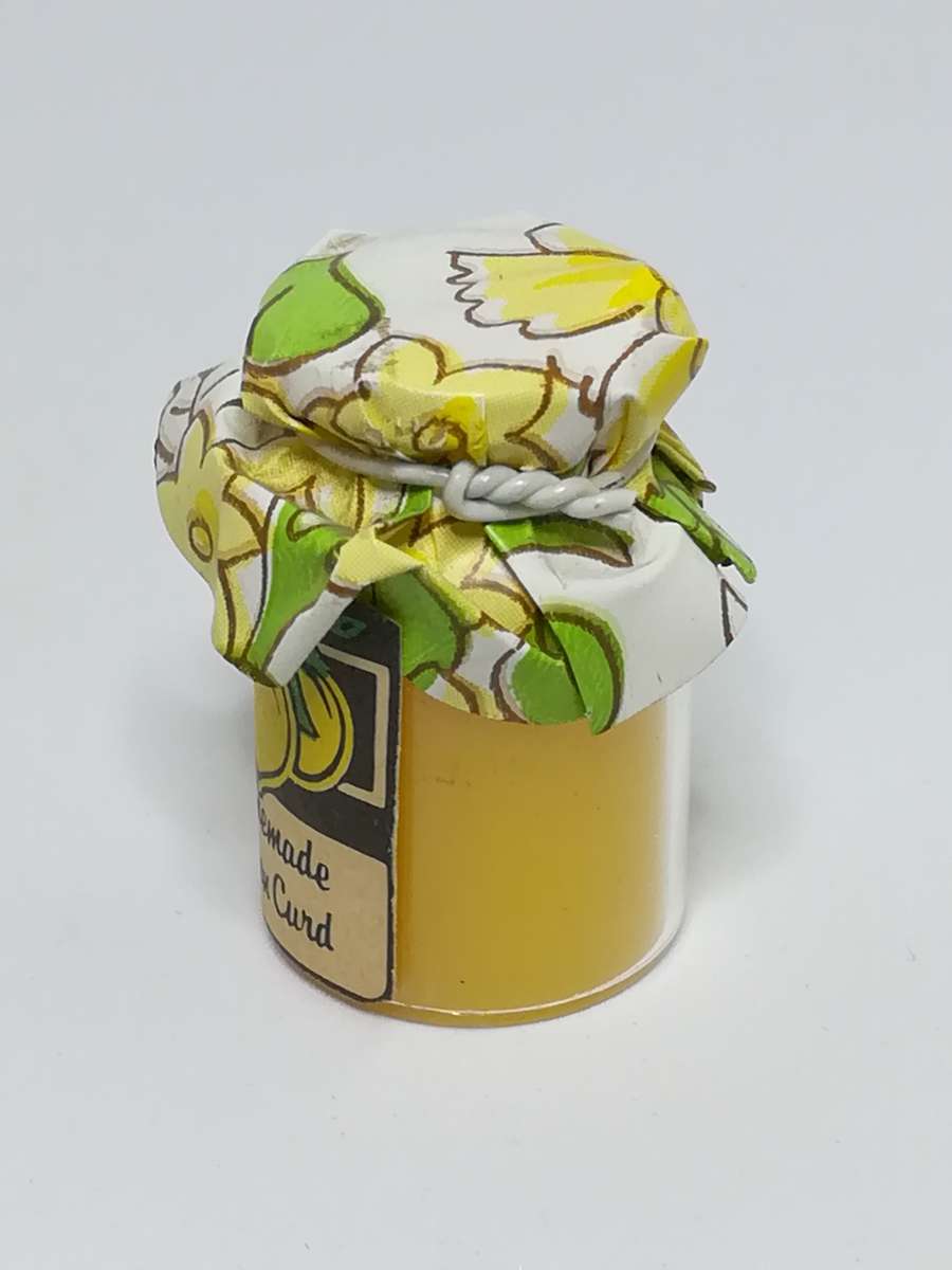 Miniature Bottle Homemade Lemon Curd (Miniature, suitable for printer's tray)