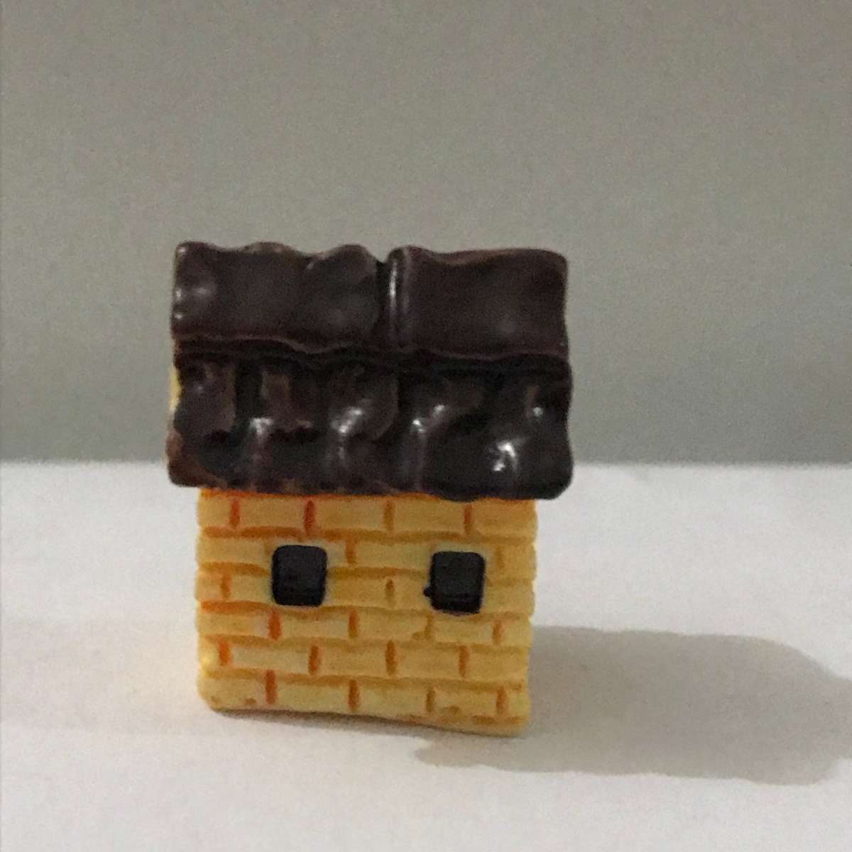 Miniature Brick House (for Printer's Tray/Dollhouse)