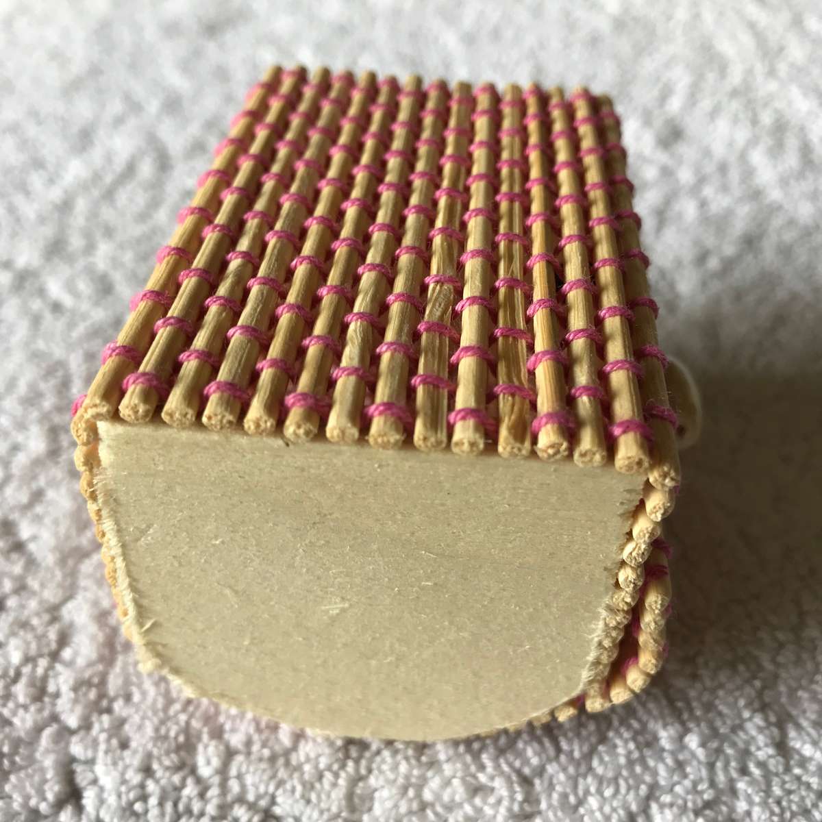 Gift Box Pink Stitching (70mm x 55mm x 50mm)