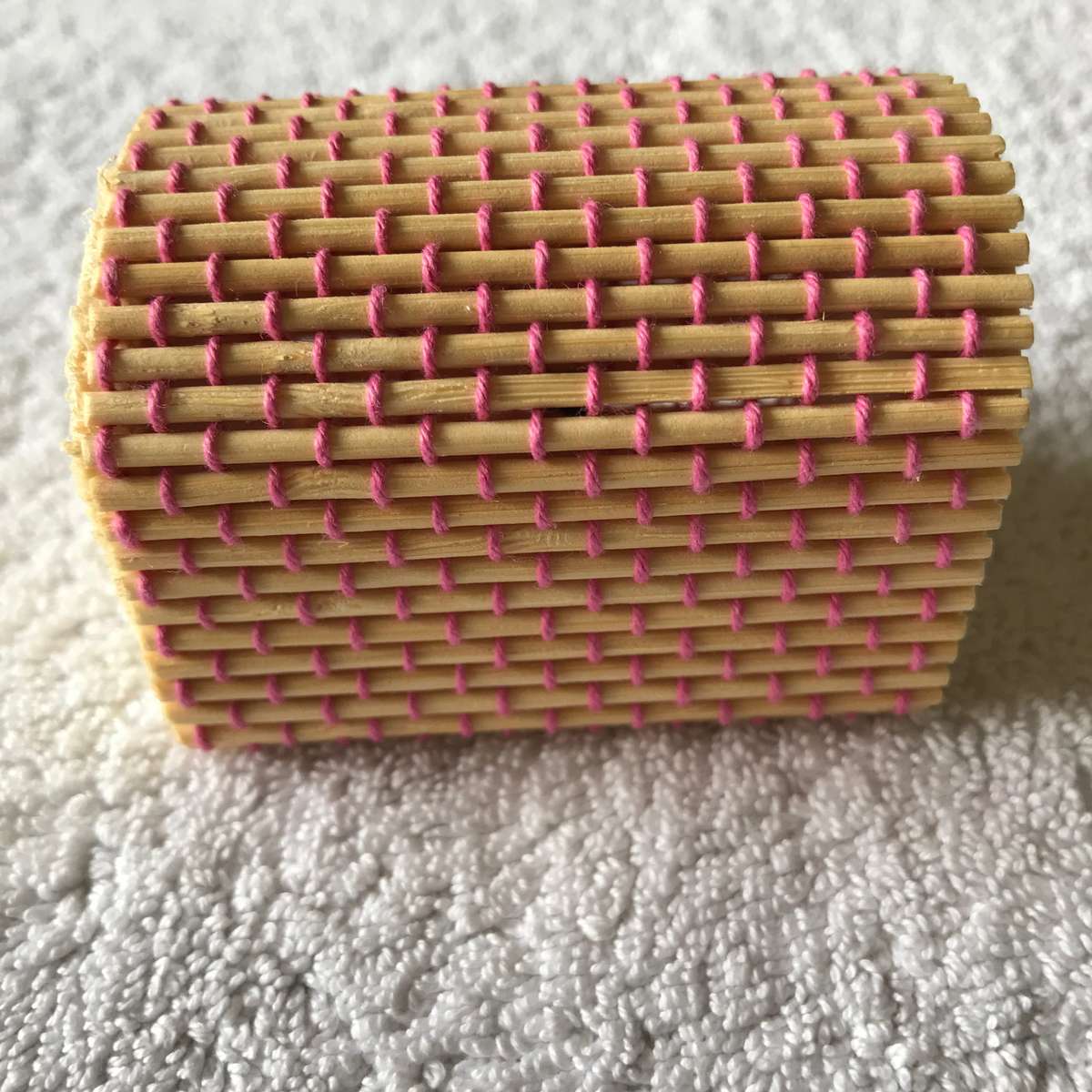 Gift Box Pink Stitching (70mm x 55mm x 50mm)