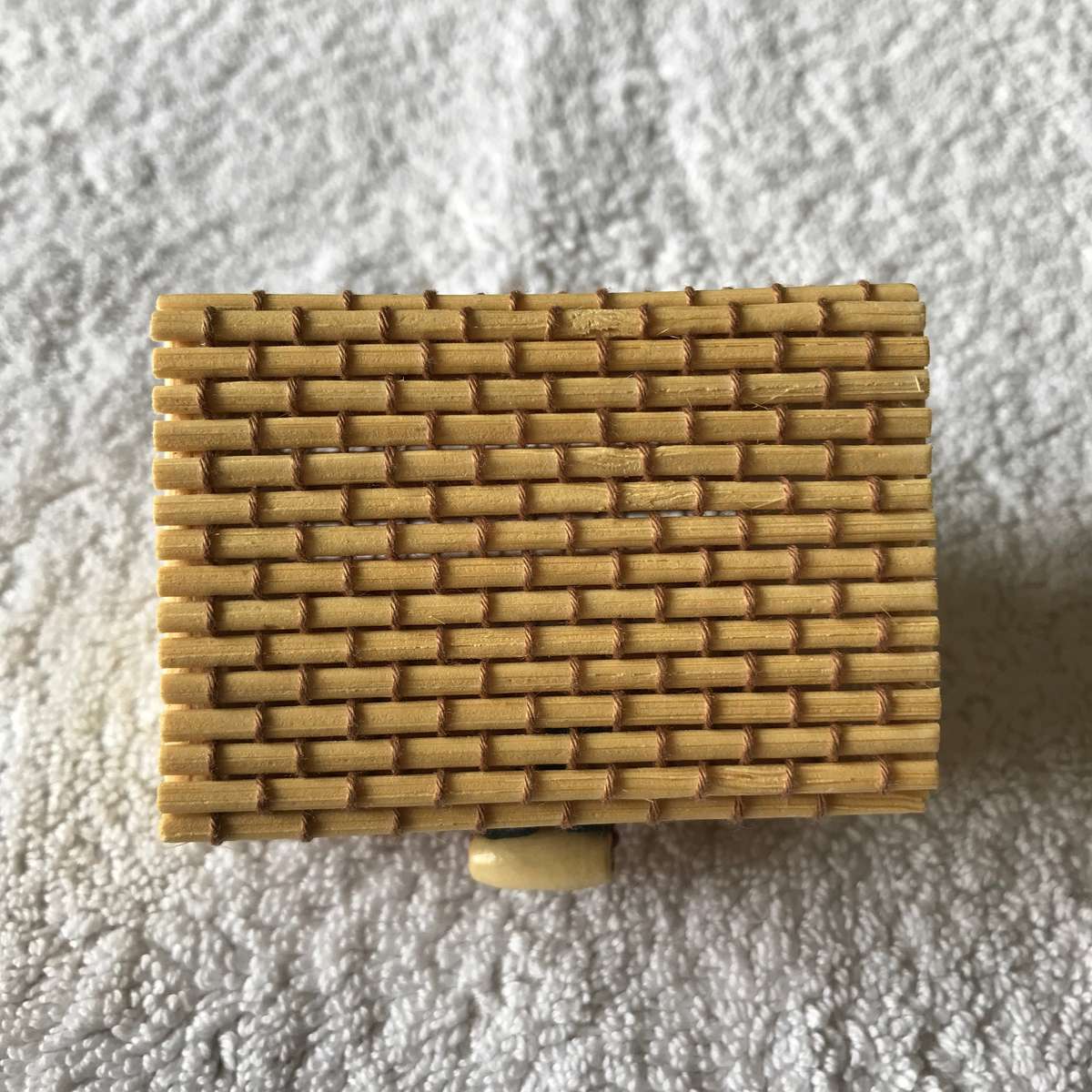 Gift Box Brown Stitching (70mm x 55mm x 50mm)