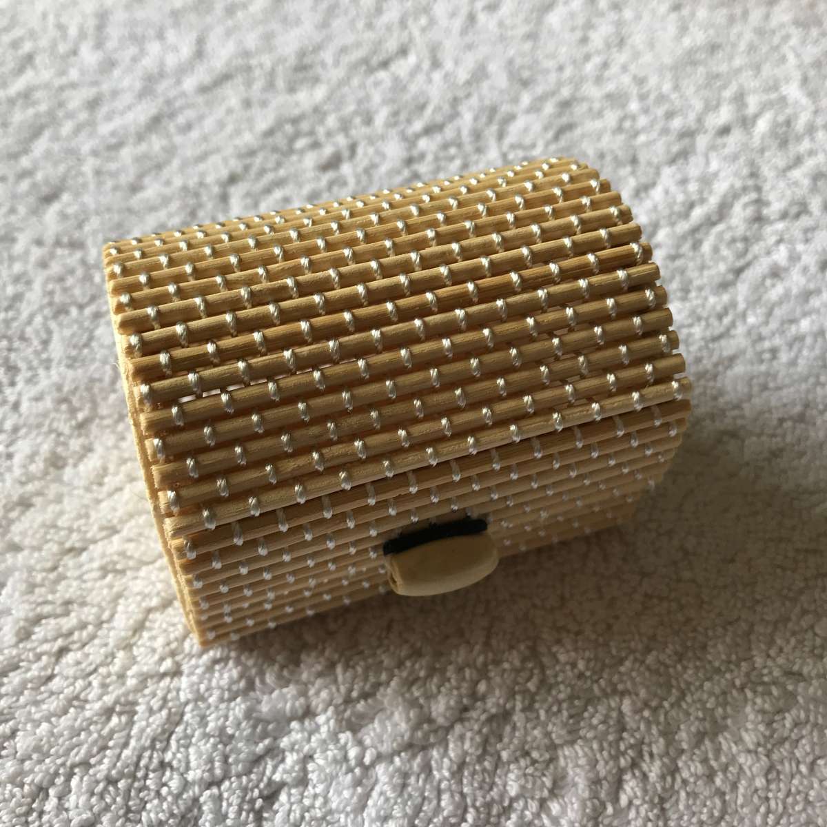 Gift Box Silver Stitching (70mm x 55mm x 50mm)