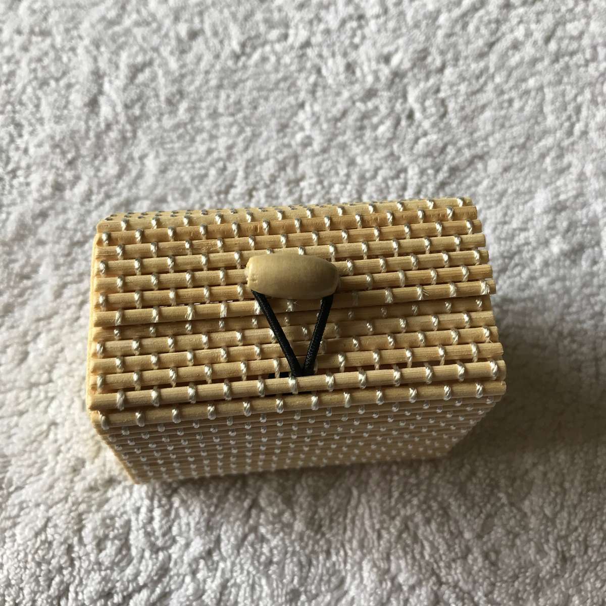 Gift Box Silver Stitching (70mm x 55mm x 50mm)