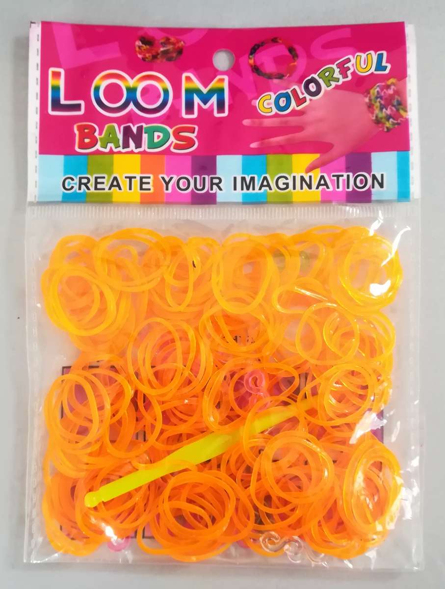 Loom Bands: Medium Orange