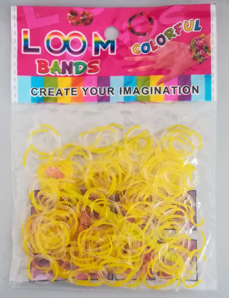 Loom Bands: Yellow & Clear