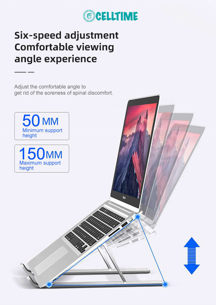 X-Stand Adjustable Aluminium Foldable Cooling Portable Laptop / Tablet Stand