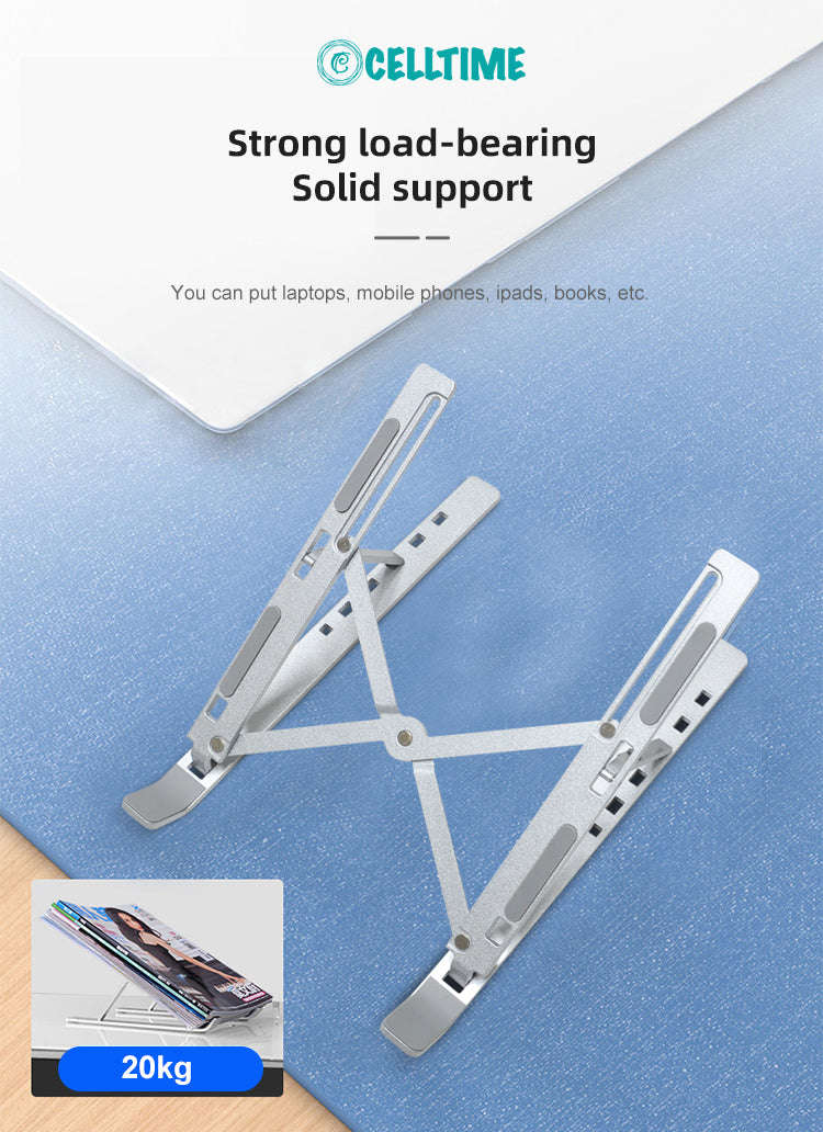 X-Stand Adjustable Aluminium Foldable Cooling Portable Laptop / Tablet Stand