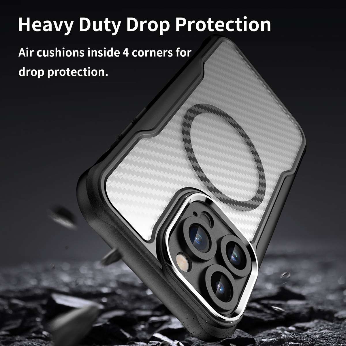 CarboArmor MagSafe Cover For iPhone 14/14 Plus/14 Pro/14 Pro Max