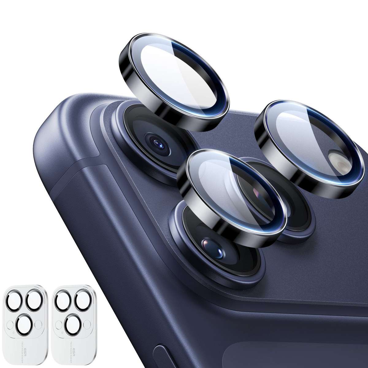 ESR Camera Lens Protector Compatible with iPhone 17 Pro/17 Pro Max - 2 Pack