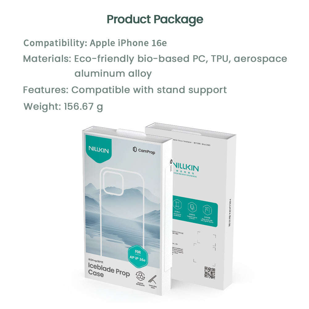 Nillkin Iceblade Prop MagSafe Shockproof Cover for iPhone 16e Cover