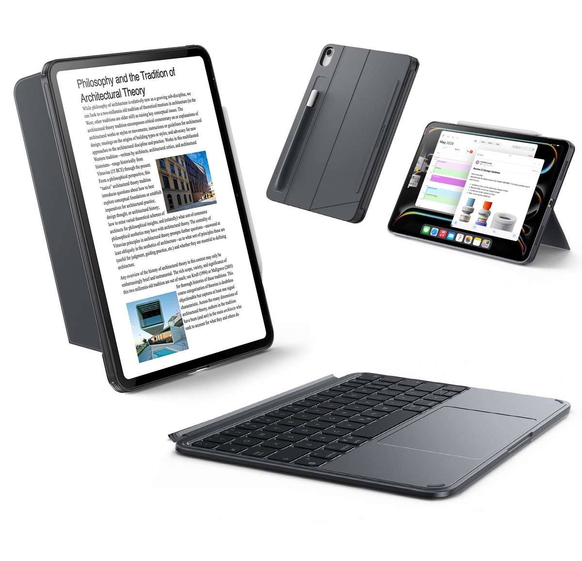 ESR Keyboard Case Compatible with iPad Air 11" (M4) 2026 Shift Cover