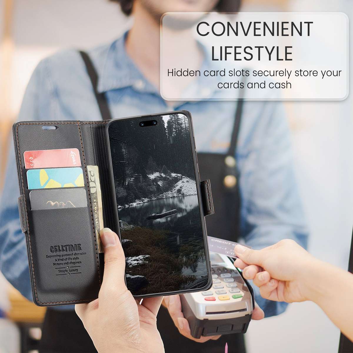 Retro Flip Case for Galaxy A07 Leather Wallet Cover