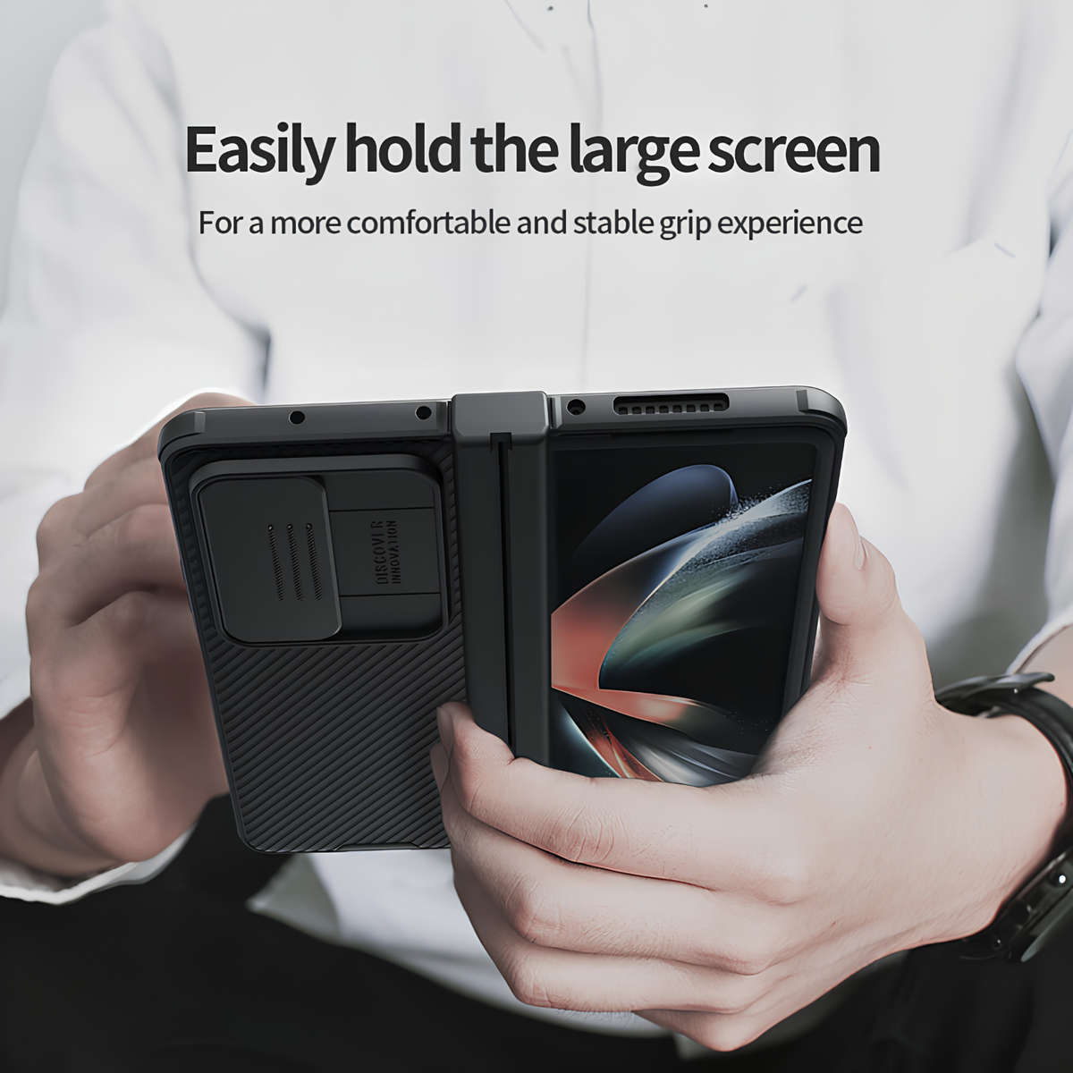 Nillkin Case Compatible with Galaxy Z Fold 4 CamShield Cover(No S Pen Slot)