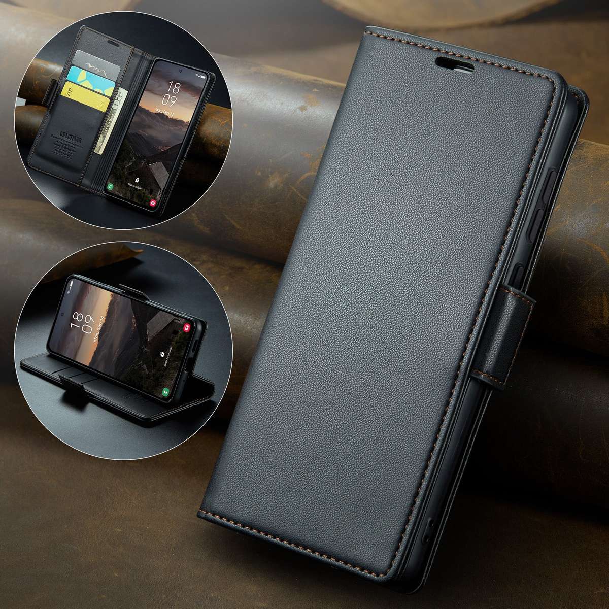 Retro Flip Case for Redmi Note 15 Pro Plus 5G Wallet Cover
