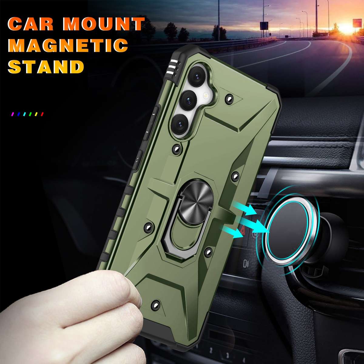 Galaxy A54 Wenjia Armor Kickstand Cover