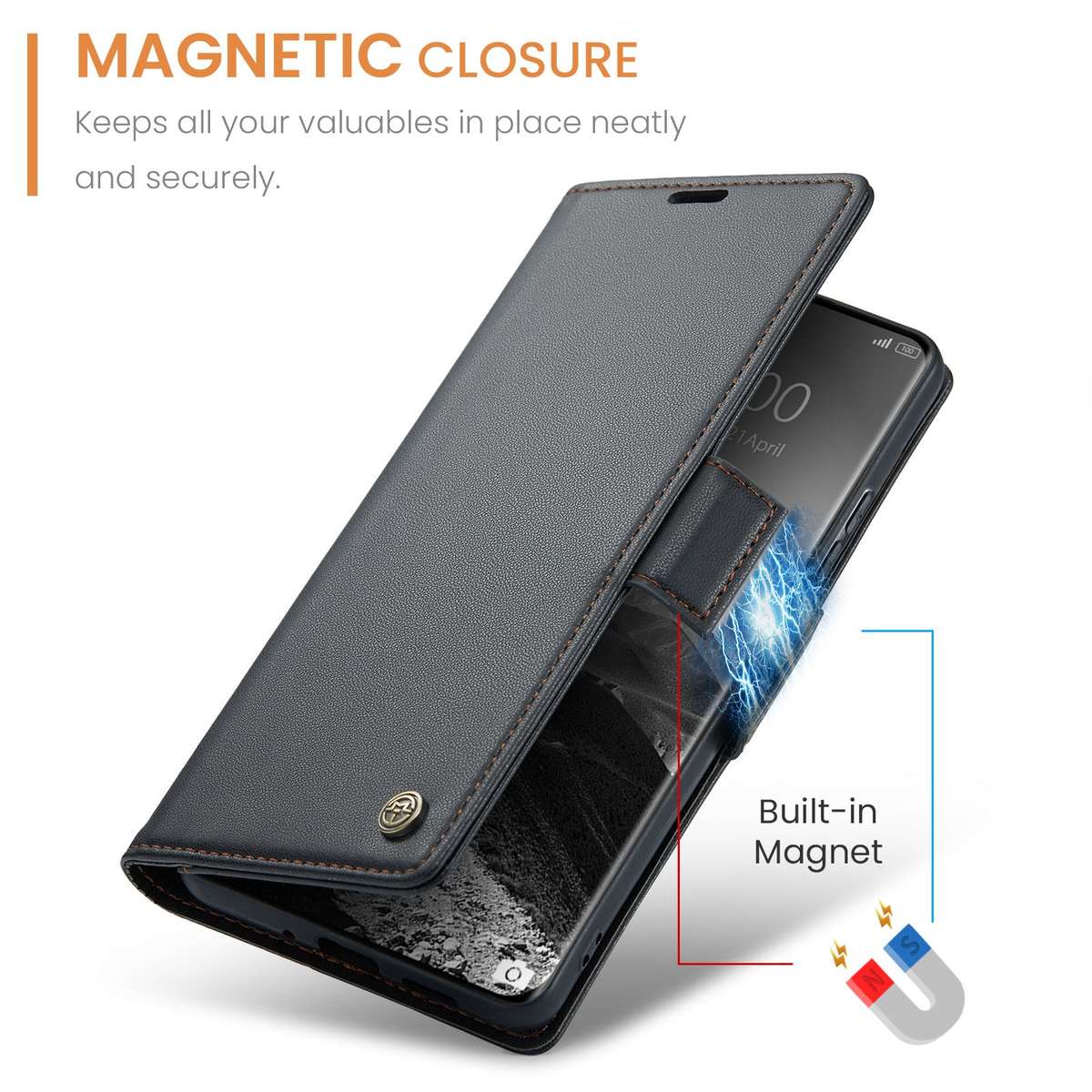 Retro Flip Case Compatible with Redmi Note 14 Pro Plus 5G Leather Cover