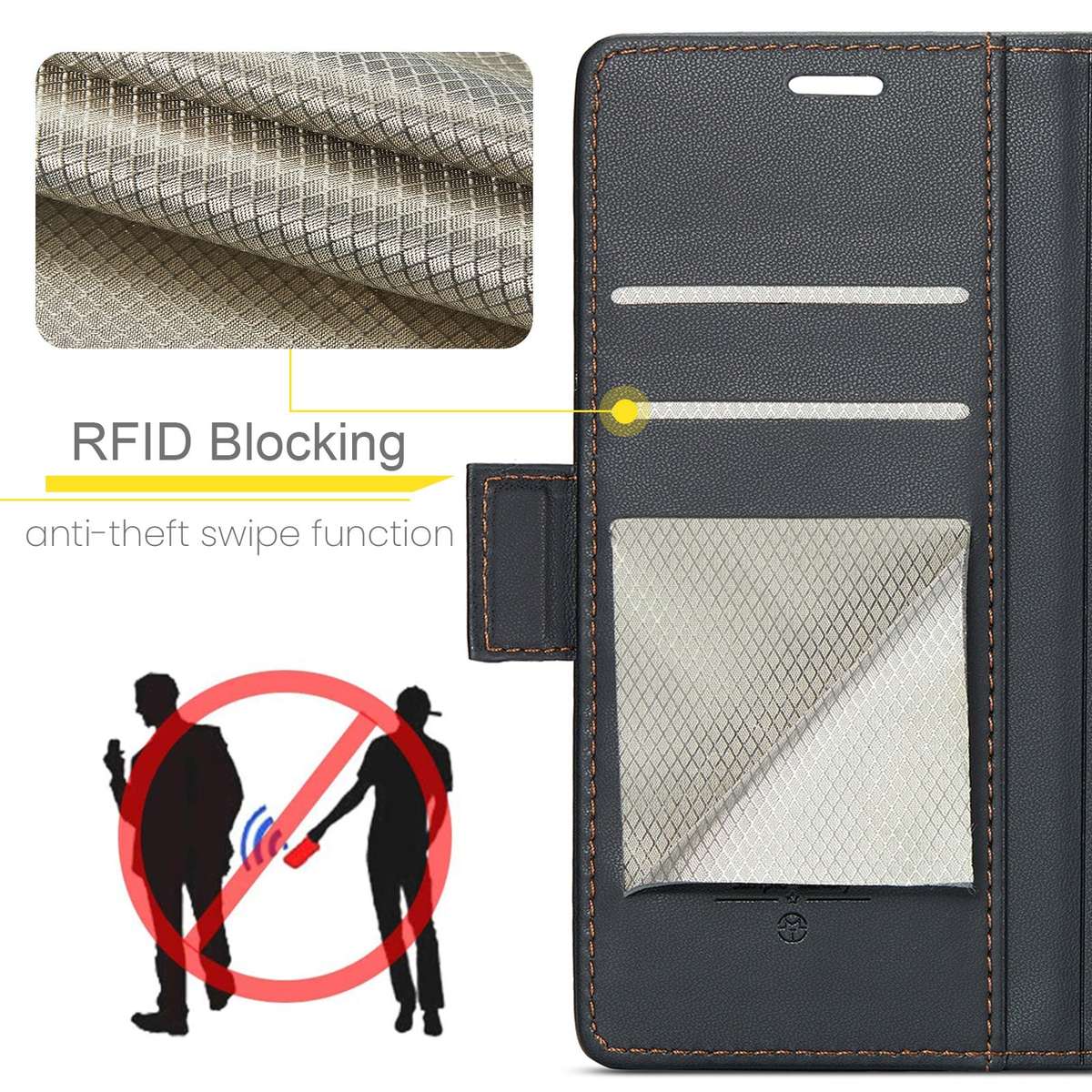 Retro Flip Case Compatible with Redmi Note 14 Pro Plus 5G Leather Cover
