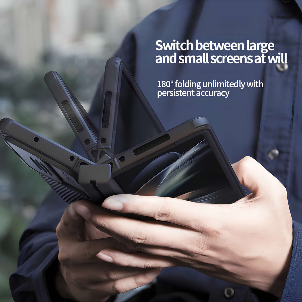 Nillkin Case Compatible with Galaxy Z Fold 4 CamShield Cover(No S Pen Slot)