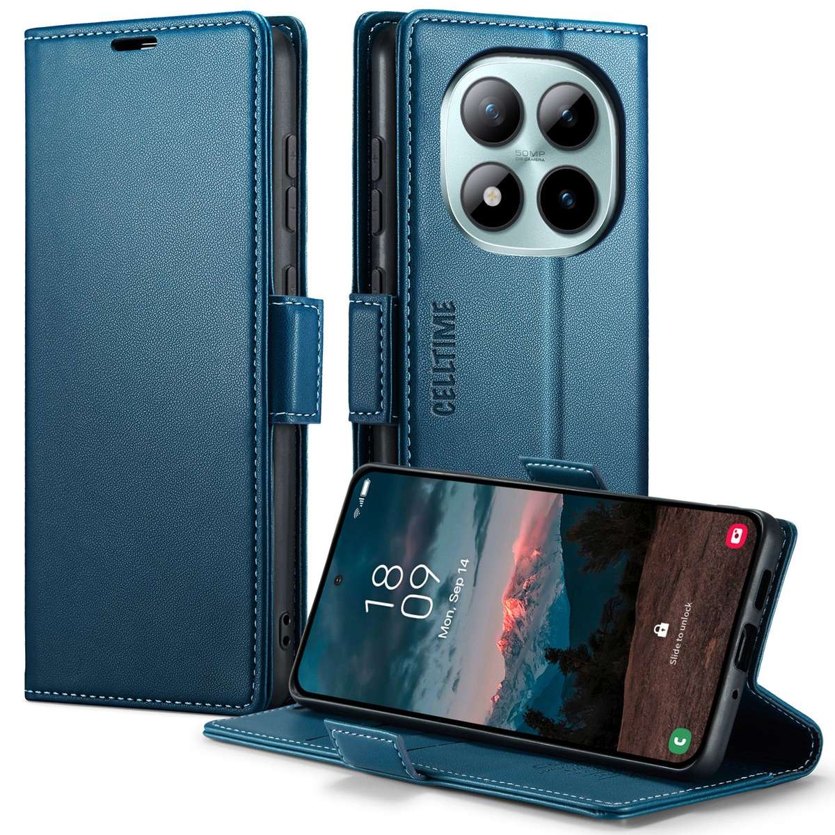 Retro Flip Case for Redmi Note 15 Pro Plus 5G Wallet Cover