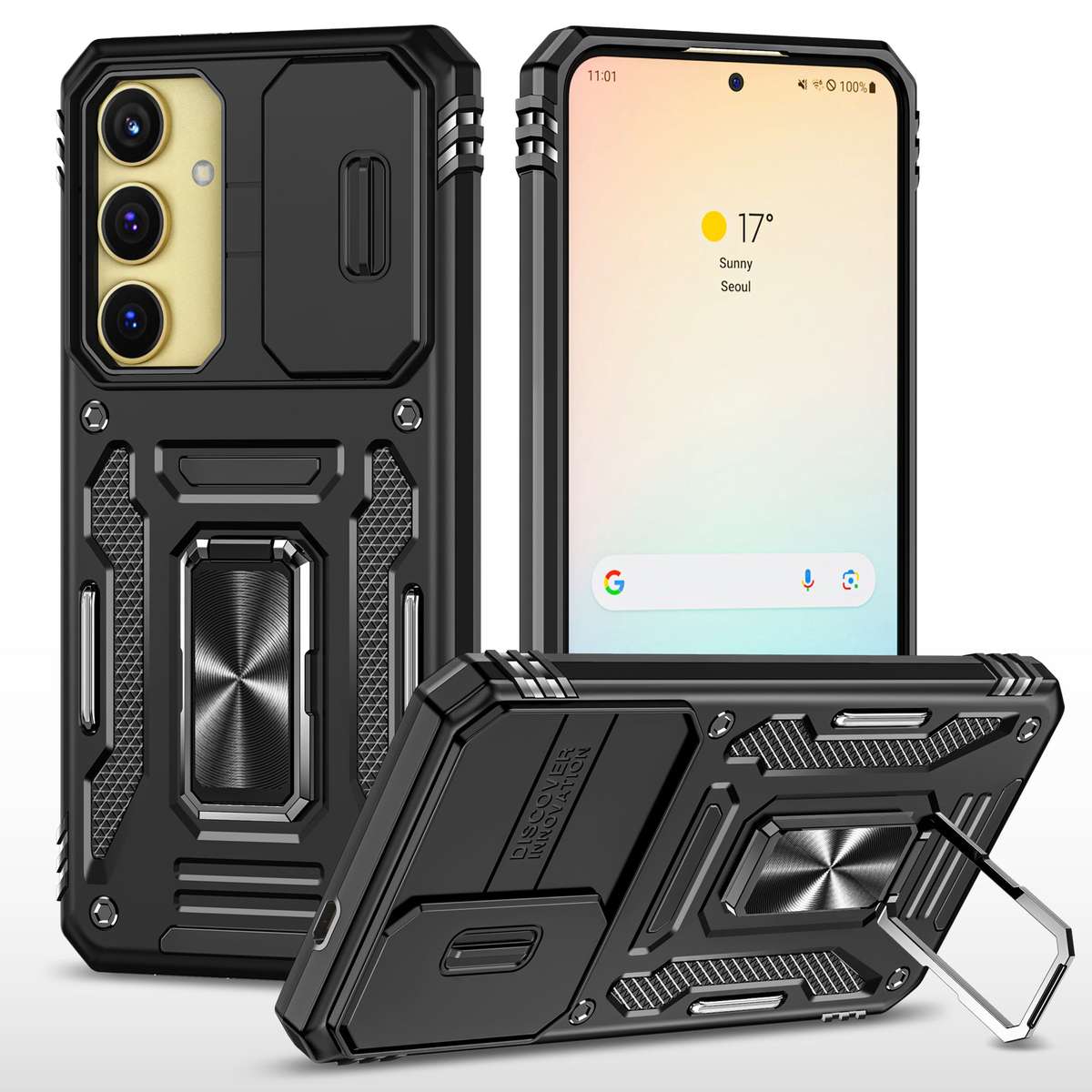 Kejiang Camshield Cover for Samsung Galaxy S24/S24 Plus/S24 Ultra Case