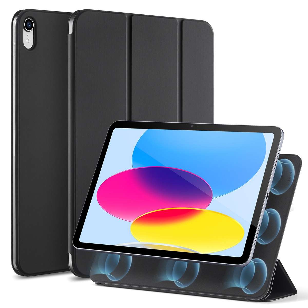 ESR Case Compatible with iPad 12 (A18) 2026 Rebound Magnetic Cover - Black
