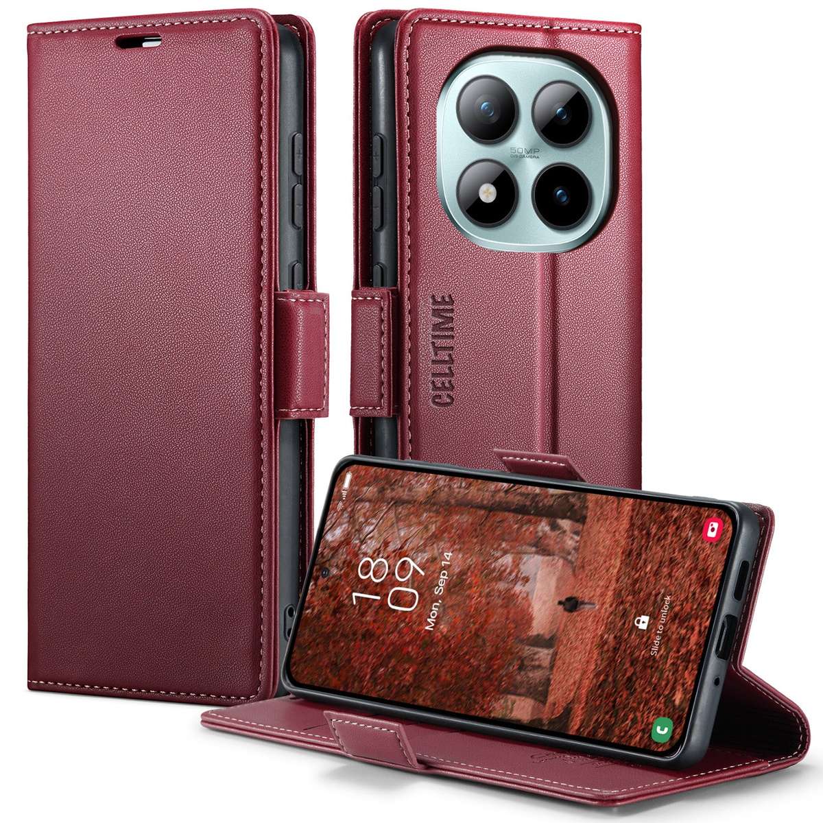 Retro Flip Case for Redmi Note 15 Pro Plus 5G Wallet Cover