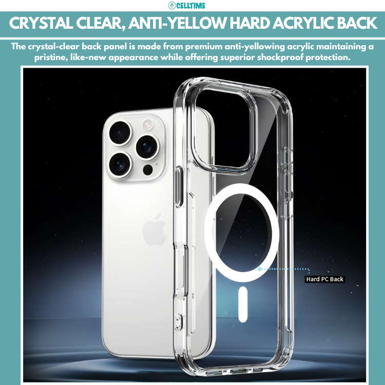 CellTime MagSafe Case For iPhone 16/16+/16 Pro/16 Pro Max Shockproof Cover