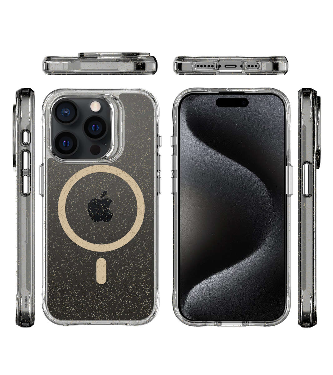 CellTime Pure Glitter MagSafe Cover Compatible with iPhone 15 Pro / 15 Pro Max Case