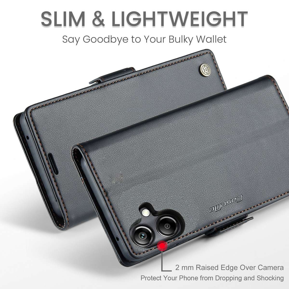 Retro Flip Leather Wallet Cover for Samsung Galaxy A06