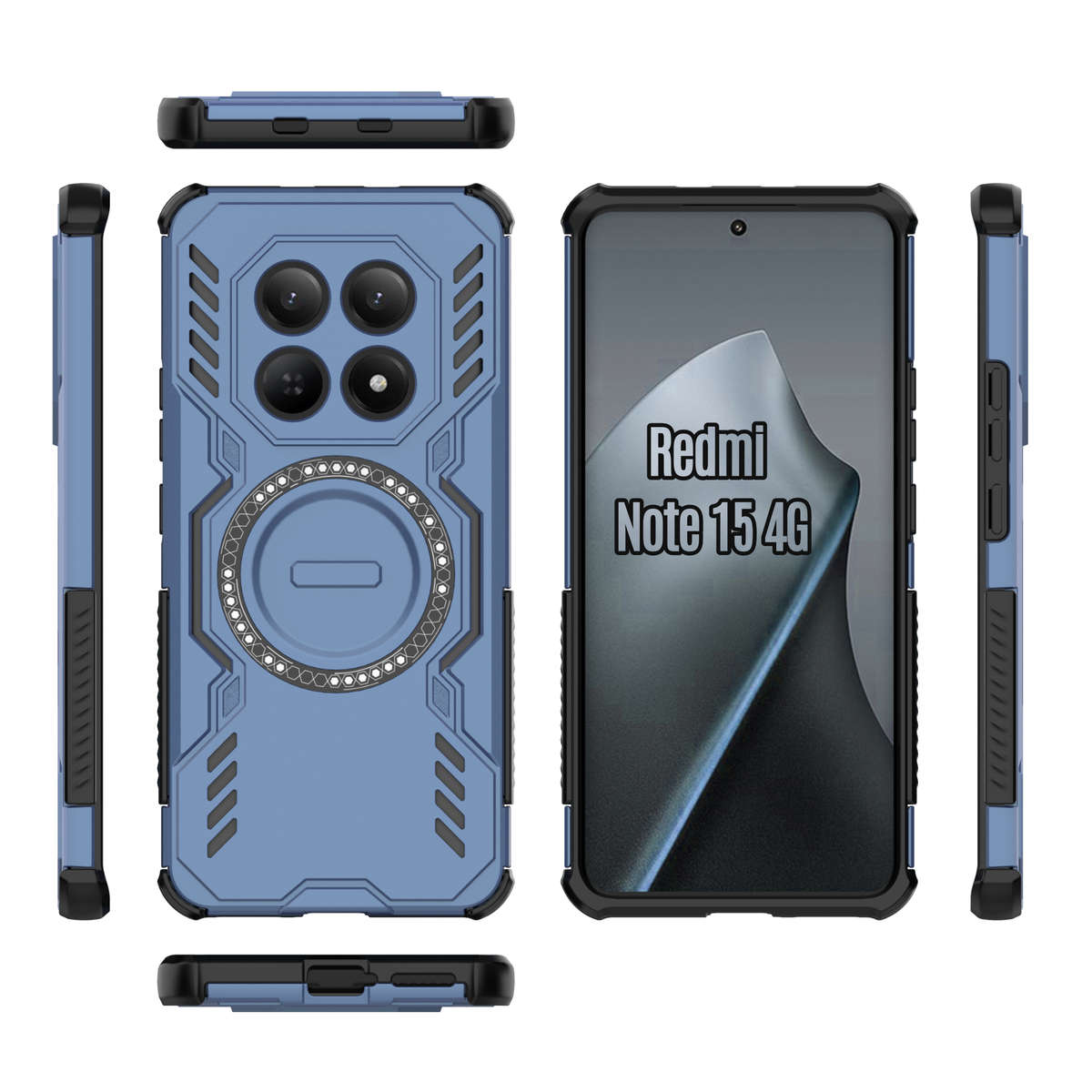 CellTime Case Compatible with Redmi Note 15 4G Wing Shield Shockproof Cover
