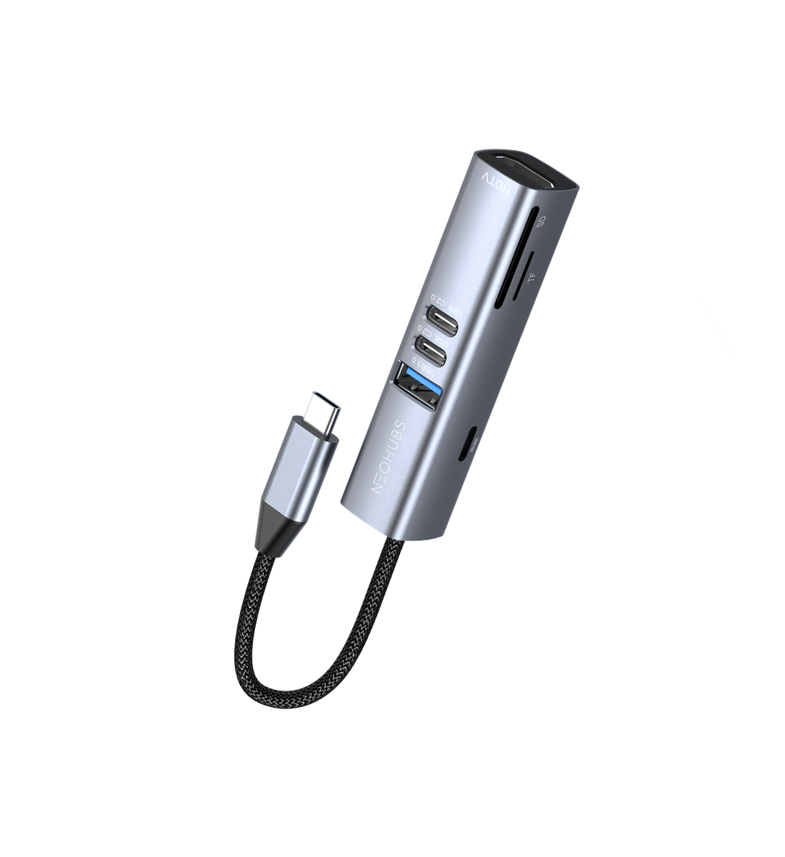 NEOHUBS HUB MAX 7-in-1 Type-C Hub with HDMI, 100W PD, SD/TF, USB 3 & USB-C