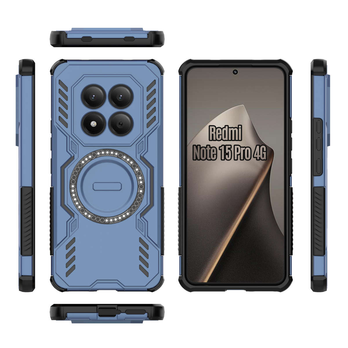 CellTime Case Compatible with Redmi Note 15 Pro 4G Wing Shield Cover