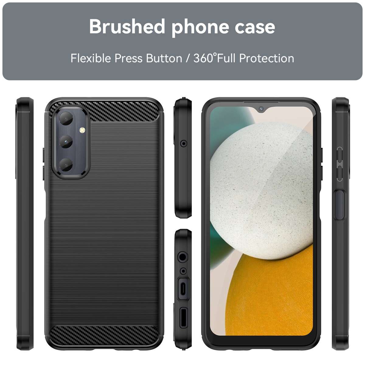 Carbon Fiber Design Case for Samsung Galaxy A05s Shockproof Cover