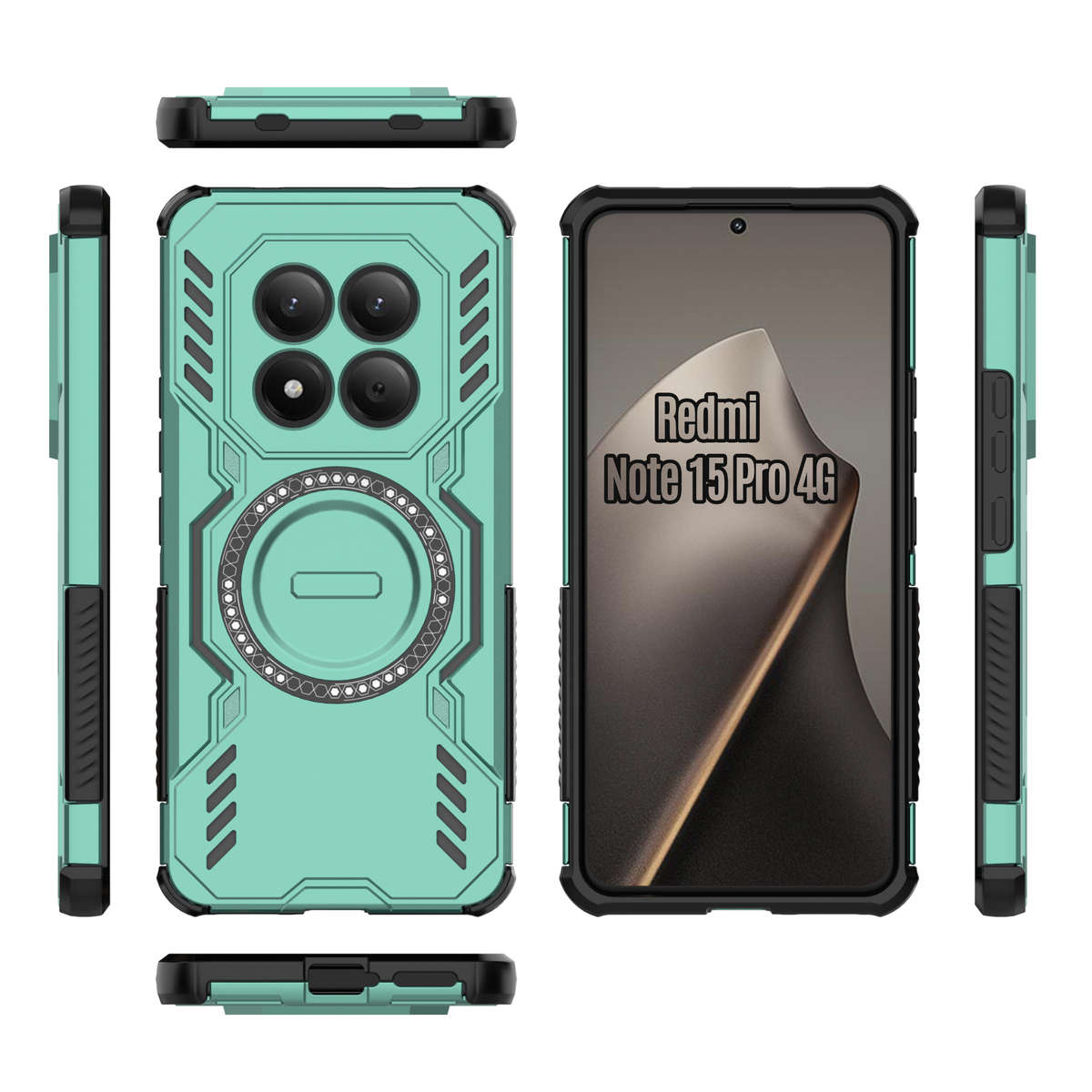 CellTime Case Compatible with Redmi Note 15 Pro 4G Wing Shield Cover