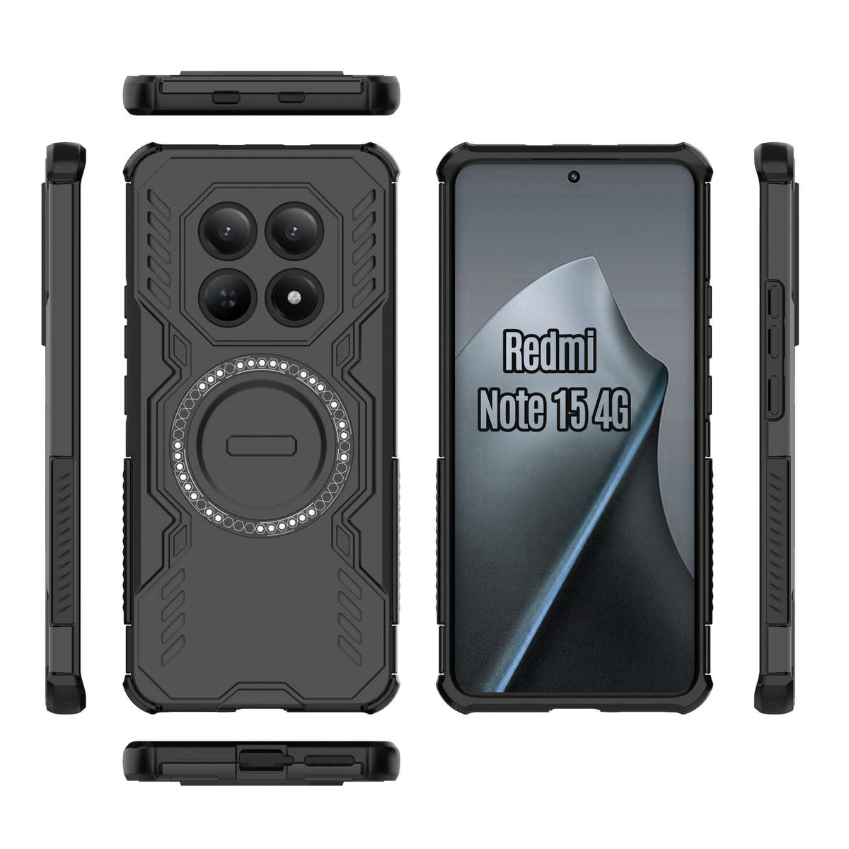 CellTime Case Compatible with Redmi Note 15 4G Wing Shield Shockproof Cover