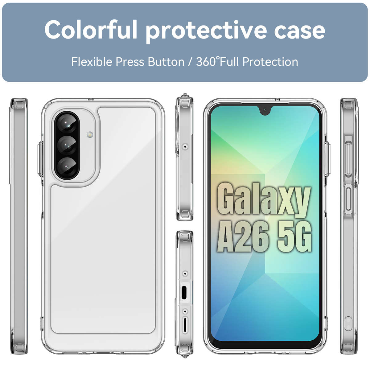 CellTime Case for Galaxy A26 5G Candy Clear Cover