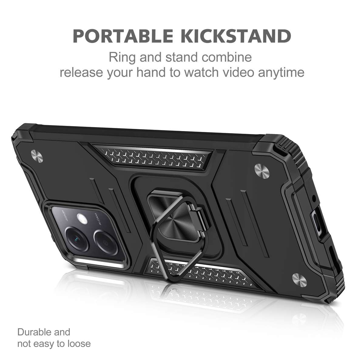 CellTime Shockproof Kemeng Armor Kickstand Cover For Redmi Note 12