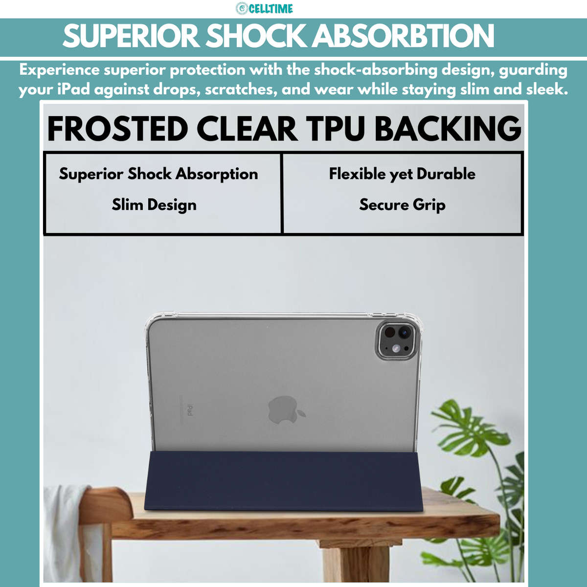 iPad Pro 11" (M4) 2024 O'Slim Air Design Shockproof Cover