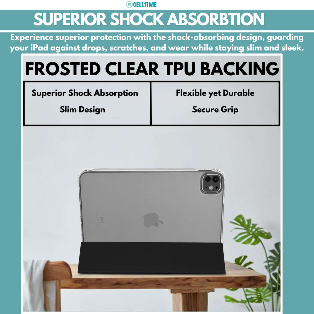 iPad Pro 11" (M4) 2024 O'Slim Air Design Shockproof Cover