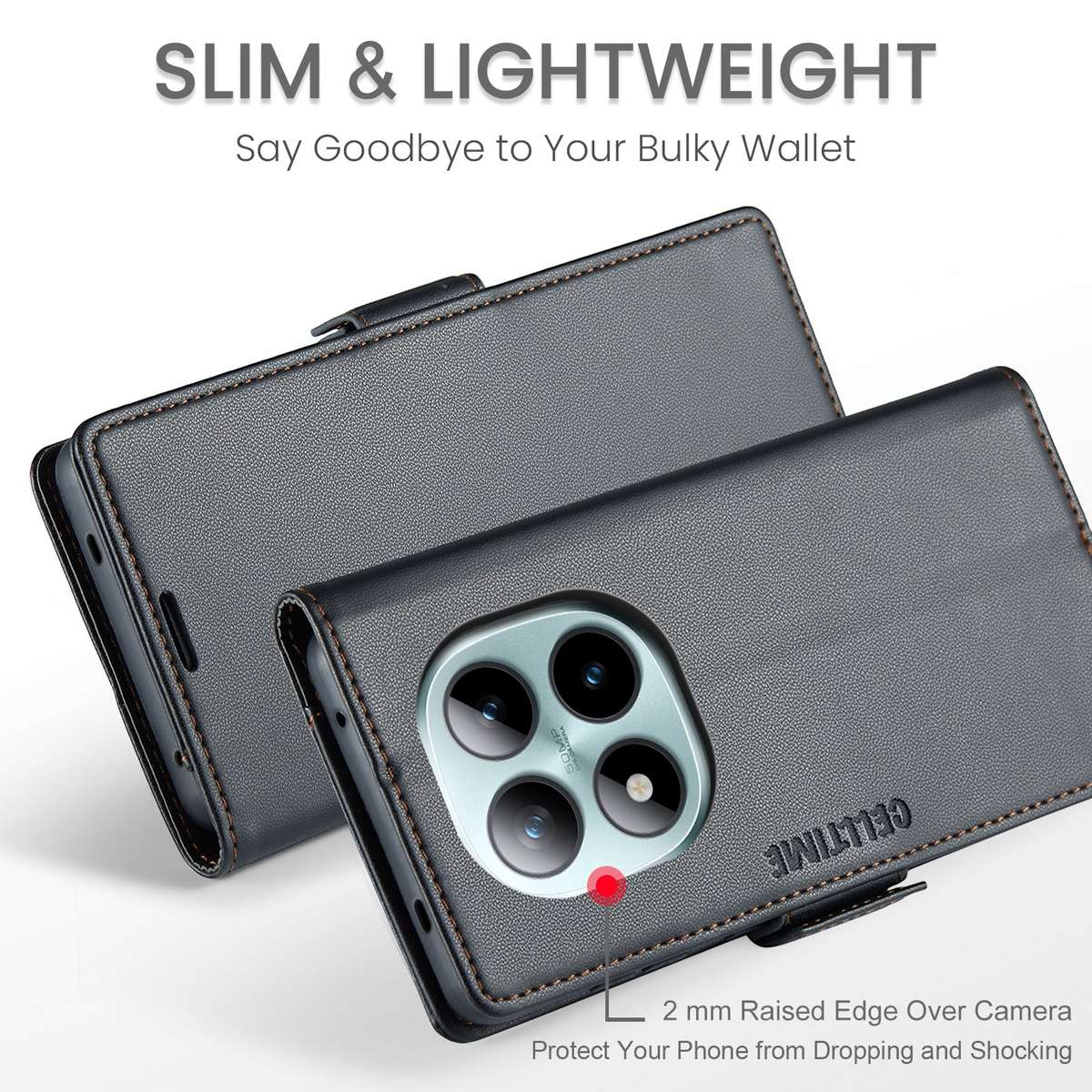 Retro Flip Case for Redmi Note 15 Pro Plus 5G Wallet Cover