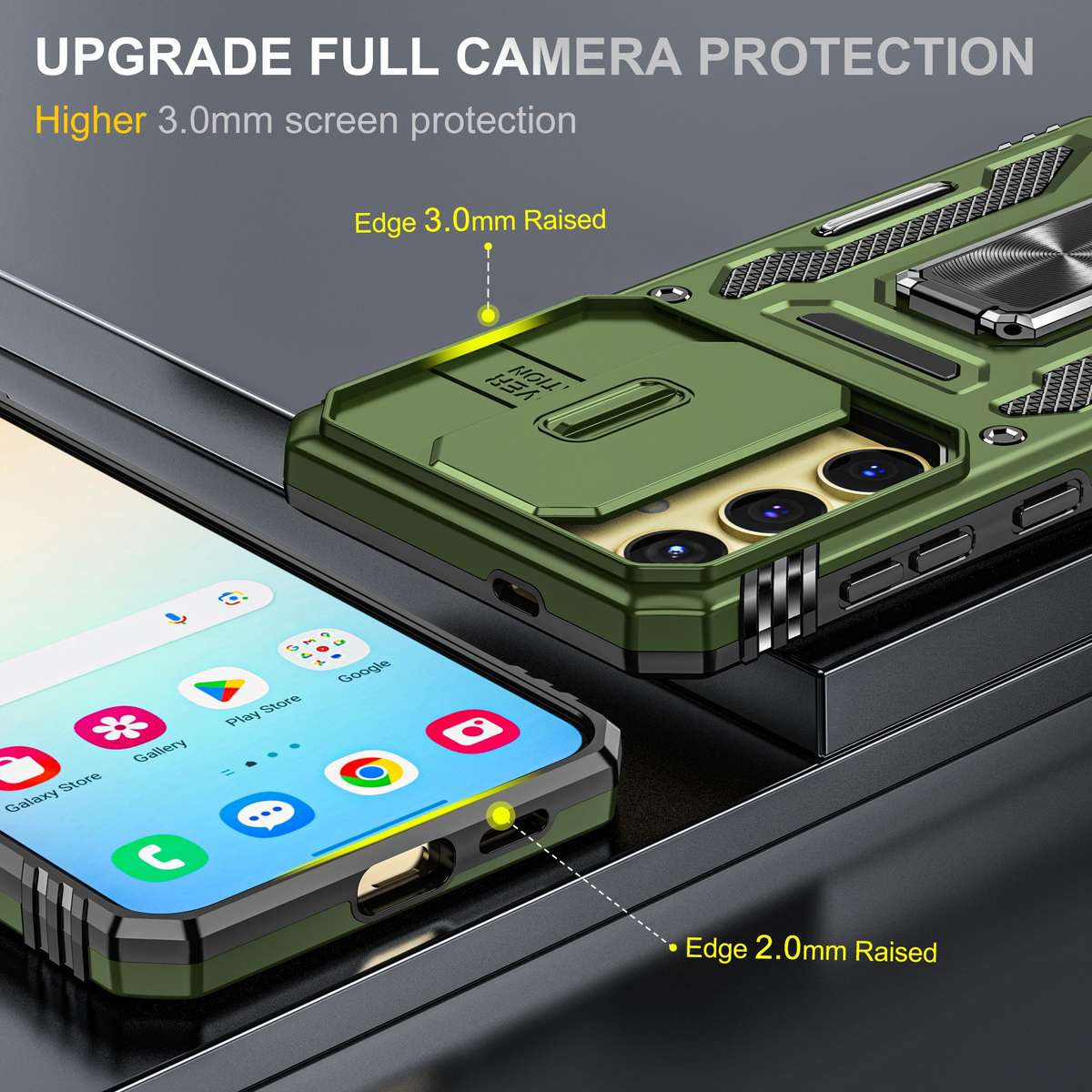 Galaxy A35 Kejiang Camshield Cover Shockproof Case