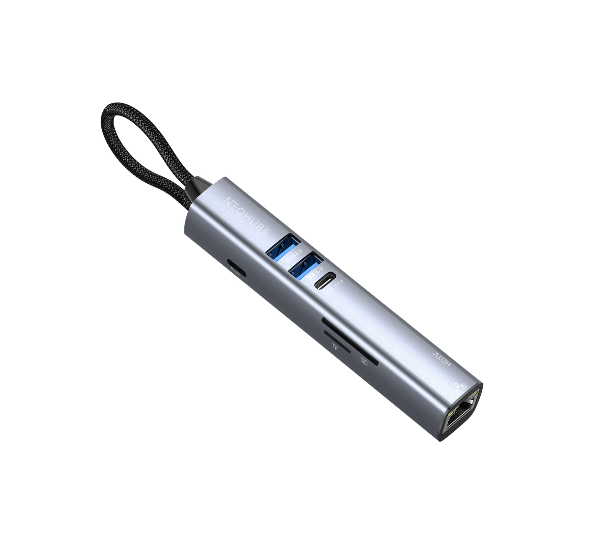 NEOHUBS HUB ULTRA 8-in-1 Type-C Hub with HDMI, RJ45, 100W PD, USB 3 & USB-C