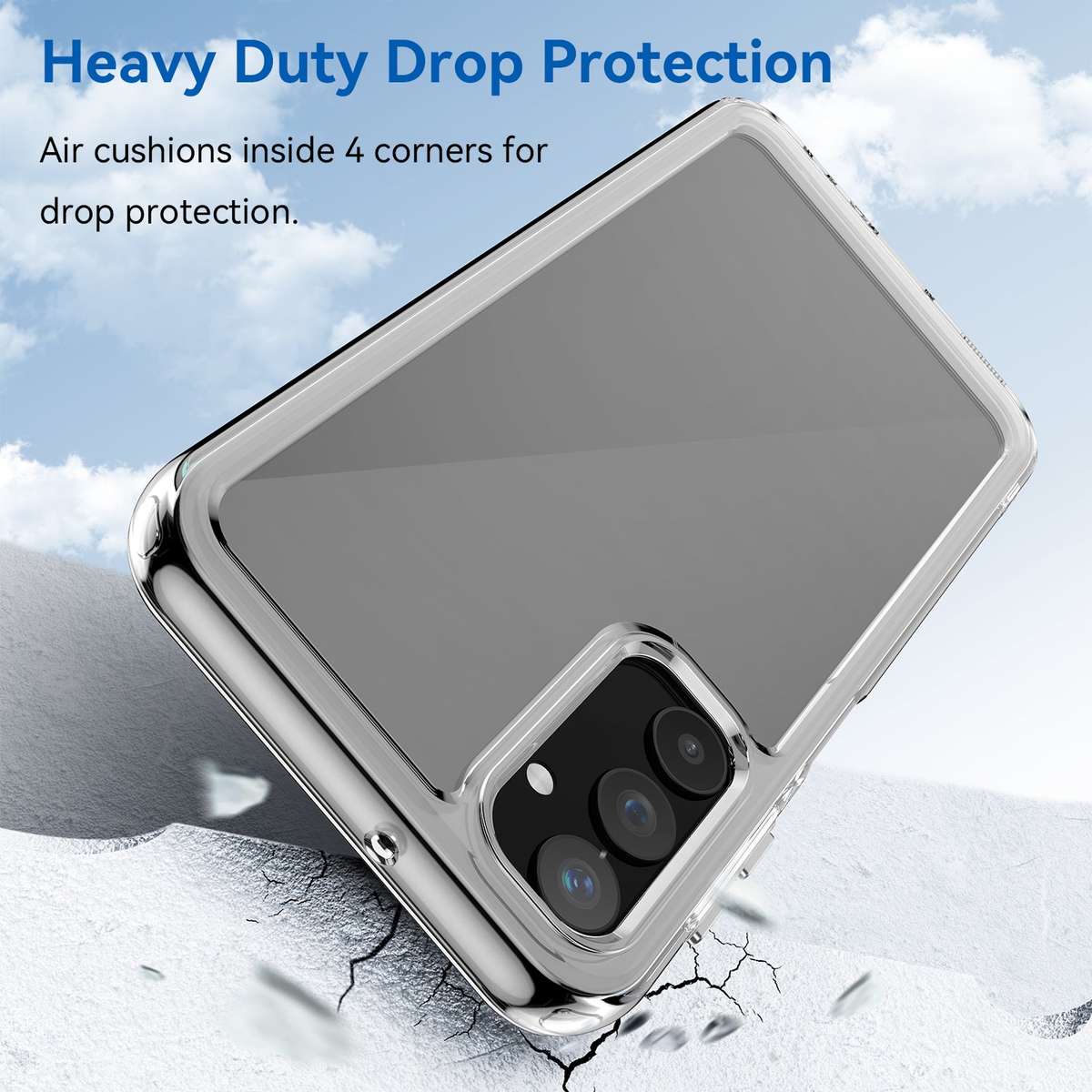 Shockproof Candy Clear Cover for Samsung Galaxy A25 5G