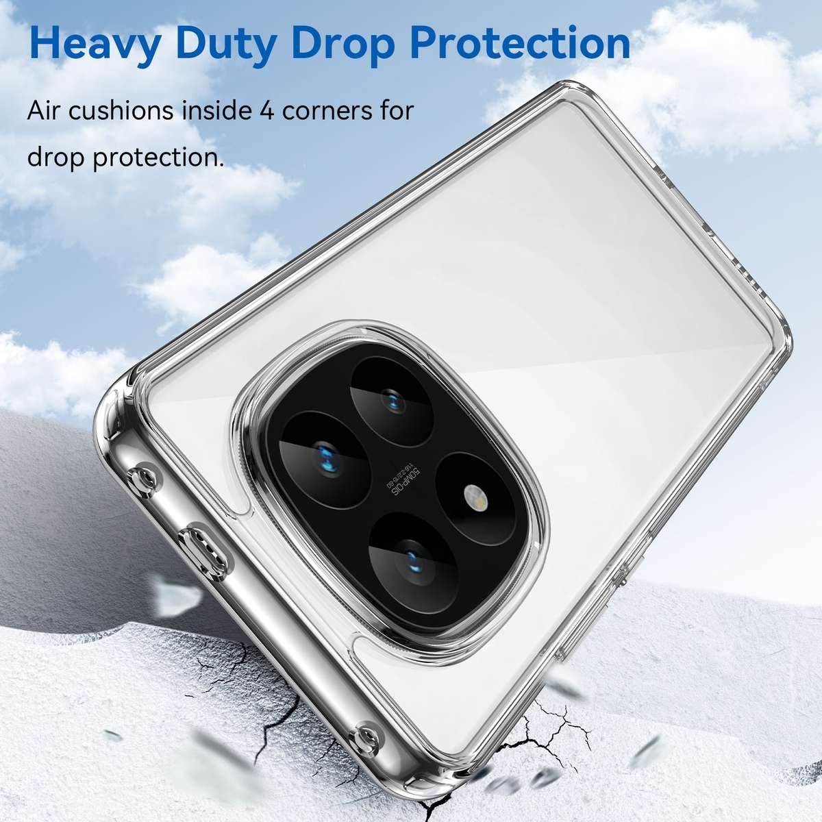 CellTime Candy Clear Case for Redmi Note 14 Pro Plus 5G Shockproof Cover