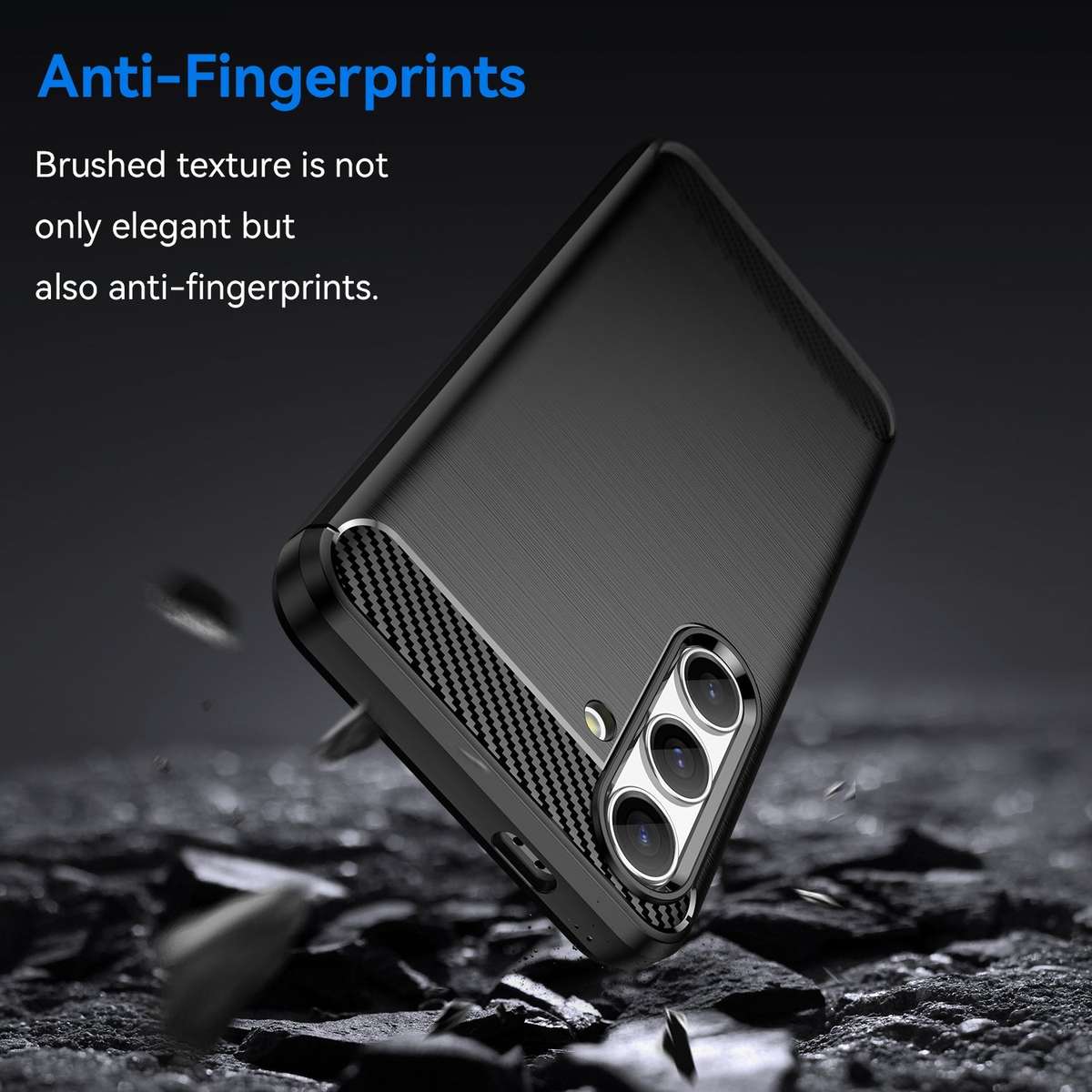 Carbon Fiber Design Case for Samsung Galaxy S24 Plus Case Shockproof Cover