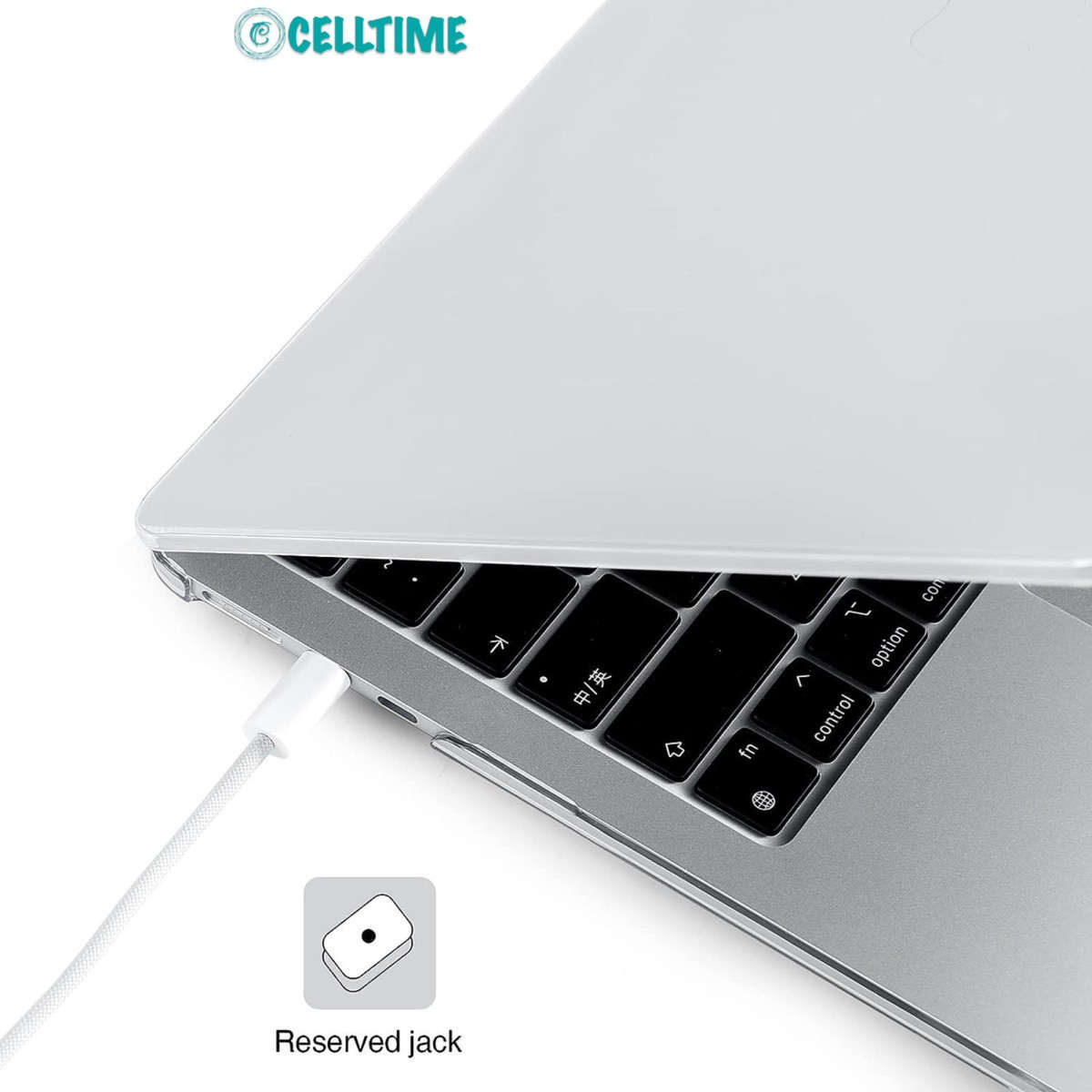 CellTime Case Compatible with MacBook Pro 16-inch (M5 Pro) Clear Cover
