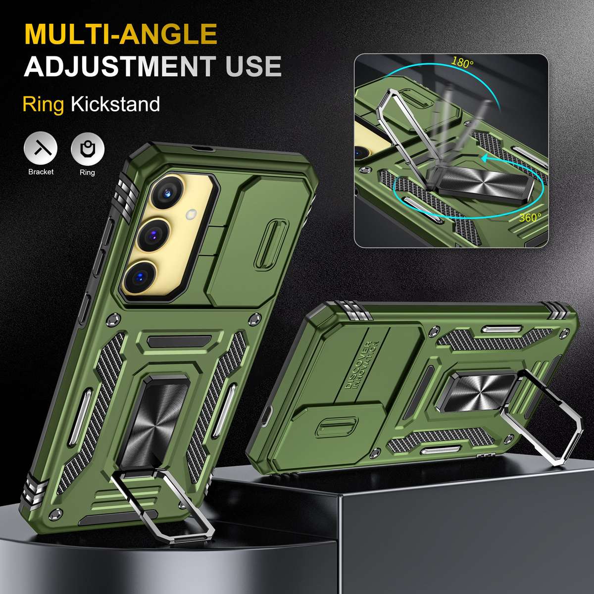 Galaxy A35 Kejiang Camshield Cover Shockproof Case