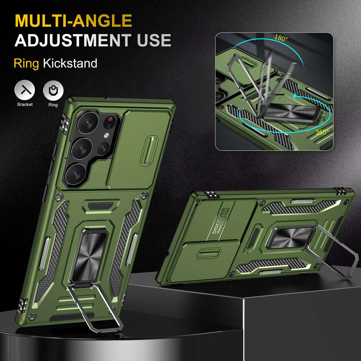 Kejiang Camshield Cover for Galaxy S25/S25+/S25 Ultra Case