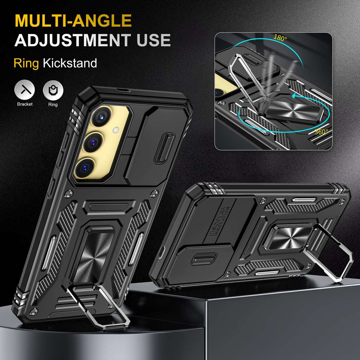 Galaxy A35 Kejiang Camshield Cover Shockproof Case